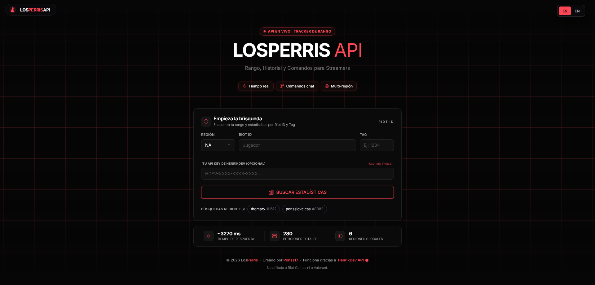 Preview de Valorant API